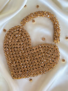 Large Heart Shape Stone Bag