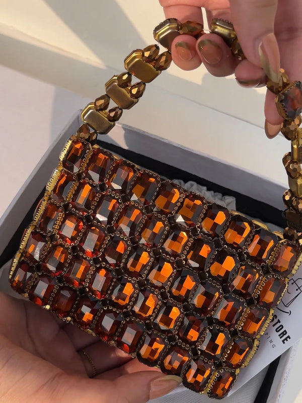 Honey Gemstone Clutch
