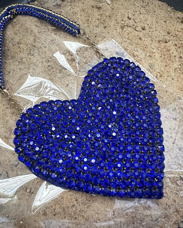 Sapphire Glow Heart