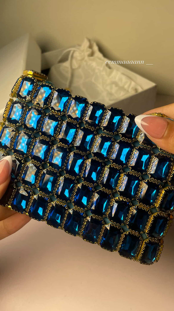 Golden Gemstone Clutch
