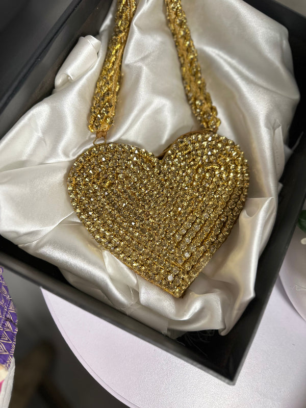 Golden Stone Glamour Purse