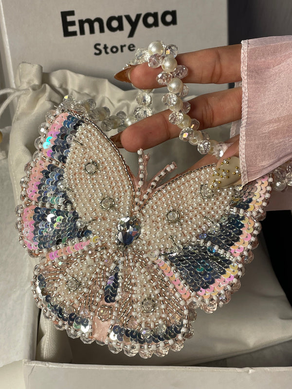 Butterfly Hand Beaded Bags